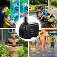 thumbnail image 3 of FINAQUA 400GPH Submersible Fountain Pump, Ultra Quiet 25W Water Pump for Pond, Fish Tank, Aquarium & Hydroponics, 3 of 7
