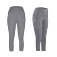 thumbnail image 2 of Amidoa Girls Athletic Leggings Stretch Kids Dance Workout Running Yoga Pants with Pocket 8, 2 of 9