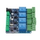thumbnail image 4 of Módulo De Relé De 4 Canales De 12 V, Contacto Estable Preciso Fácil De Instalar Práctico Tablero De Salida De Relé De Bajo Consumo De Energía Para Comunicación RS485/TTL ANGGREK FH1013, 4 of 8