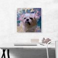 thumbnail image 2 of ARTCANVAS Shih Tzu Dog Breed Canvas Art Print - Size: 18" x 18" (0.75" Deep), 2 of 9