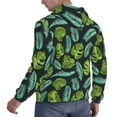 thumbnail image 3 of Hoodies for Men - Green Palm Leaves Long Sleeve Comfrt Men'S Fashion Hoodies & Sweatshirts, Sweatshirts for Men Hoodies Pullover Clothing Clothes with Pouch, 3 of 7