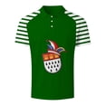 thumbnail image 3 of Adult Mens Polo Shirt Short Sleeve Button Tees Shirts Lightweight Red TShirt Men, 3 of 3