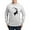 Ash Gray, variant on - Ibex Capricorn Steinbock Mountain Goat Sheep Alps - Unisex Cotton Long Sleeve T-Shirt