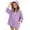Purples, variant on happyYEE Full Zip Hoodie for Girl, Oversized Hooded Sweatshirt with Pockets, Fall Long Sleeve Casual Zipper Outerwear Tops,15-16 Years