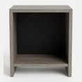 thumbnail image 3 of Mesa Lateral Minimalista Gris Cenizo con Recubrimiento Tacto Madera - LEMICH, 3 of 6
