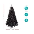 thumbnail image 2 of Arbol DE Navidad NEGRO 180 CM FRONDOSO TRADY FIT, 2 of 7