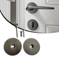 thumbnail image 6 of CoudarTitie Door Hole Cover Plate 6.7cm Deadbolt Cover Plate for Commercial Dorm Bedroom copper, 6 of 9