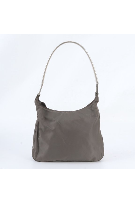 Pre-Owned Prada Tessuto Nylon Triangle Logo One-Shoulder Bag Handbag - Brand Name Women's