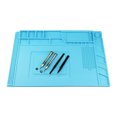 thumbnail image 4 of Reparación de tornillos magnéticos de 17,7 x 11,8 pulgadas, almohadilla de silicona, alfombrilla de aislamiento térmico, de mantenimiento, Azul Gloria Alfombrilla de silicona para escritorio, 4 of 9