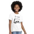 thumbnail image 3 of Motivational Do More of What You Love Girls Kids T Shirt Tees Teen Brisco Brands S, 3 of 5