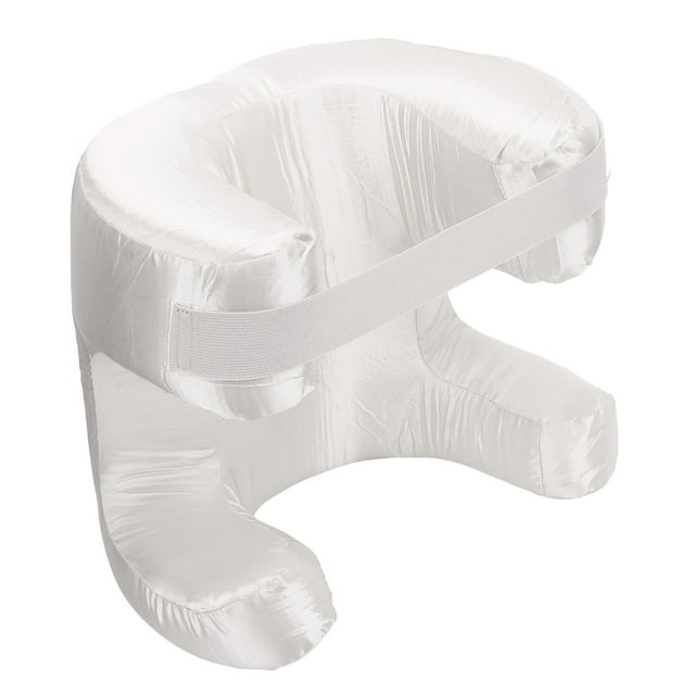 Almohada De Entrenamiento Para Dormir De Espalda, Tela De Seda, Espuma Viscoelástica Suave