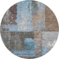 thumbnail image 2 of Addison Rugs Mayfield Premium Machine Washable Transitional Abstract Taupe Round Rug, 8' x 8', 2 of 6