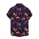 thumbnail image 4 of Mens Casual Botón Arriba Camisas Manga Corta Estampado Carnaval Cuello Cubano Verano Playa Top, 4 of 6