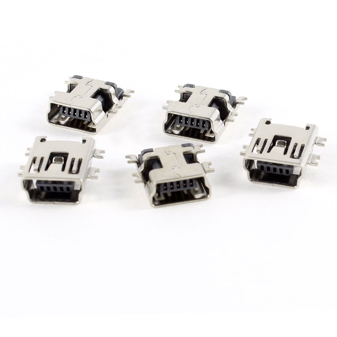 20 Pcs Micro USB Type B Female 5-Pin Socket 180 SMD Soldering Degree  JnRIK7T 