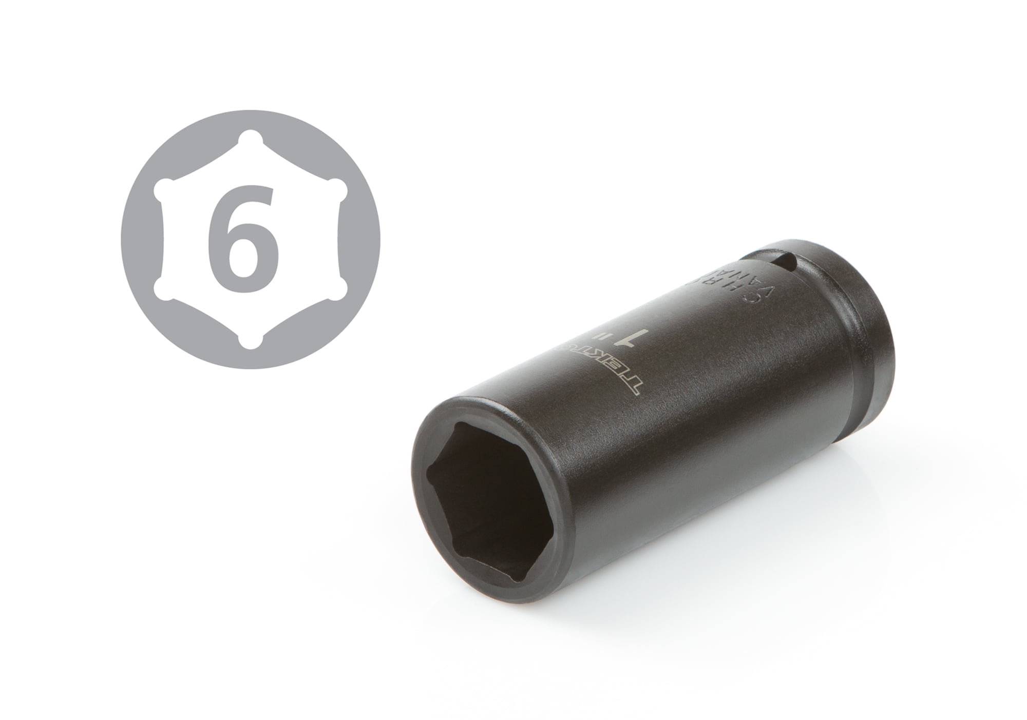 TEKTON 3/4 Inch Drive Deep 6-Point Impact Socket Set with