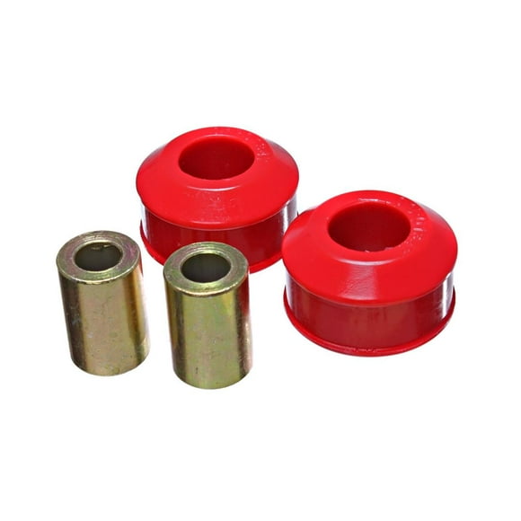 Energy Suspension Bagues de Montage Croisé 3.1143R pour Monter Barre de Torsion Croisée; Rouge; Polyuréthane; Inclut Bagues et Manchons