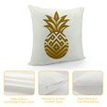 thumbnail image 4 of GOSMITH  Lovely Shape Tropical Pineapple Fruit War Massager Decorative Pillows Enjoyment Gift Partner POP Art, 4 of 5