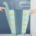 thumbnail image 4 of Organizer Basket Wall Mounted Punch Free PP Portable Dirty Laundry Basket for Home, 4 of 8
