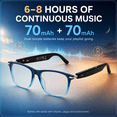 thumbnail image 3 of GenXenon AI Translator Glasses with Photochromic Lenses – Multi-Language Real-Time Translation,Open-Ear Audio,Hands-Free Calls,Lightweight Smart Eyewear for Business & Outdoor, 3 of 10