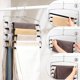 thumbnail image 2 of Pants Hangers Multi-Layer Anti-Slip Wardrobe Storage Organizer for Jeans Trousers Scarf Skirts Pack 2, 2 of 5