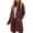 *Wine, variant on ClodeEU Women's Long Cardigan Sweaters ,Long Sleeve Button Coat with Pockets, Lapel Fall Sweater Blazer Coats Dark Gray,Womens Plus S