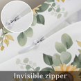 thumbnail image 7 of Sunflower Eucalyptus Throw Pillow Cover 24 x 36 Inch Decorative Pillow Cover Sage Green Botanical Watercolor Lumbar Pillowcase Seasonal Rectangle Cushion Case for Couch Sofa Bed Living Room, 7 of 7