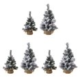 thumbnail image 3 of Paquete de 6 Miniárboles de Navidad Artificiales para Mesa, Miniárboles de Navidad para Hacer Tú Mismo, Decoraciones Navideñas para Interiores, 3 of 5