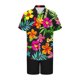thumbnail image 4 of Mens Camisas de Manga Larga Casual Elegante Cuadrado Girar Hacia Abajo Cuello Botón Blusa, Verano de Spandex, 4 of 5