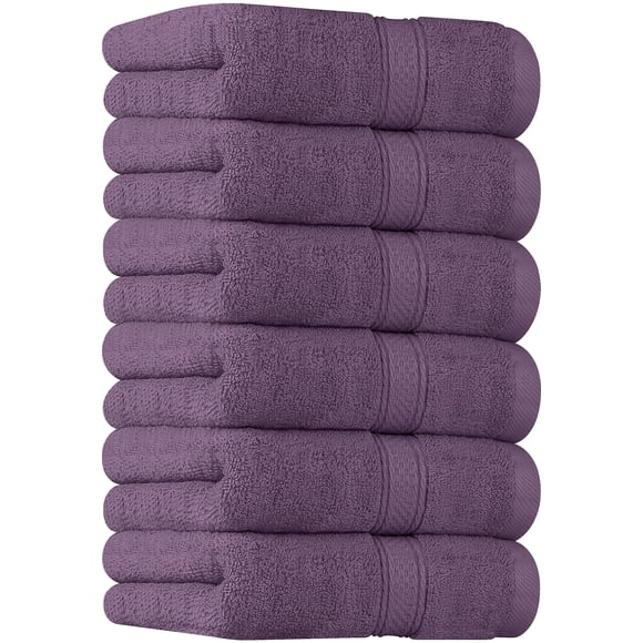 Toallas de mano Utopia Towels Premium, 100% algodón, 16 x 28 cm, color ciruela 6P