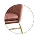 thumbnail image 4 of SILLON OCASIONAL LIBANO VELVET ROSA PATAS GOLD Terzetto LIBANO, 4 of 4