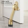 thumbnail image 4 of huanledash Door Stopper Easy to Install Heavy Duty Zinc Alloy Bedroom Door Stops with Non-Slip Rubber Tip Daily Use, 4 of 8