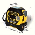 thumbnail image 2 of Laser Tape Measure 3 in 1 Digital Laser Distance Meters with LCD Display & self-Locking Device 60m Laser Measurement Tool（Battery not included）, 2 of 4