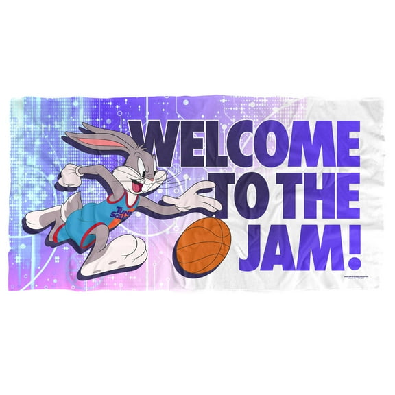 Space Jam: A New Legacy Welcome to The Jam Officially Licensed Beach Towel 30' X 60'