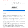 thumbnail image 2 of Rear Left Stabilizer Bar Link - Compatible with 2000 - 2008 Jaguar S-Type 2001 2002 2003 2004 2005 2006 2007, 2 of 2