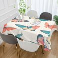 thumbnail image 2 of Yayeee Tablecloths 54" x 54" Rectangle Wrinkle Resistant Party Table Cover, Colorful Butterflies, 2 of 8