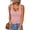 Dusty Pink, variant on FreshPretty Spring Tops for Women Summer Scoop Neck Ribbed Henley Button Sleeveless Casual Basic Tank Top Clothes Outfits