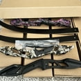 thumbnail image 2 of JUNXING F179 56 inch Recurve Bow Full Kit 30-50 lbs Takedown Target Bow Set for Adult Archery Hunting(BLACK), 2 of 8