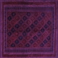 thumbnail image 1 of Ahgly Company Indoor Square Southwestern Purple Country Area Rugs, 7' Square, 1 of 4