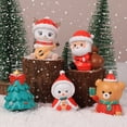 thumbnail image 3 of Gwong Decoración hogareña Dibujos animados Mini jardín adorno encantador largo servicio vida santa claus muñeco de nieve oso miniatura suministros de vacaciones Gwong 21084087, 3 of 6