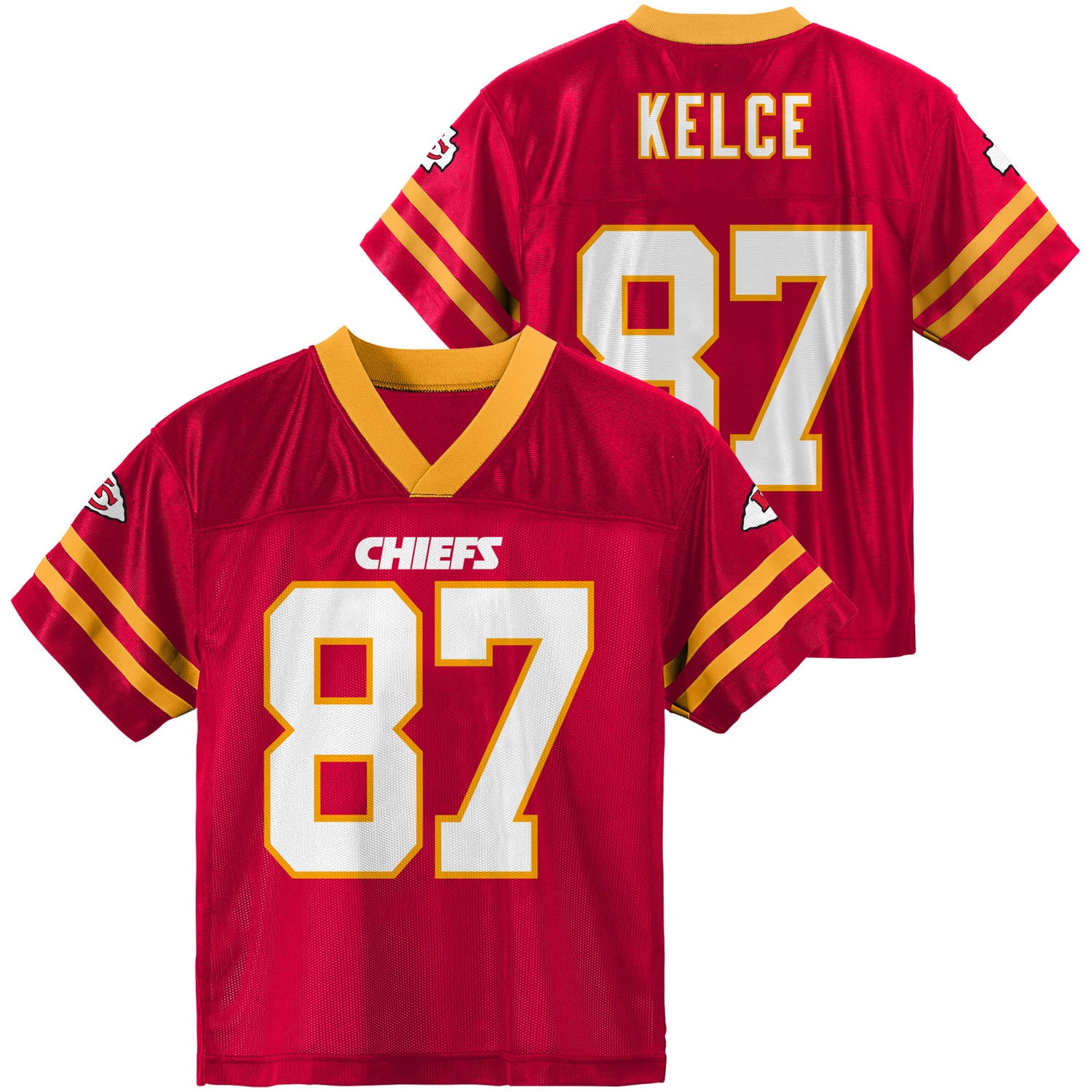 NFL, Player: T Kelce, Kansas City Chiefs, YOUTH Player Jersey, Size 4 ...