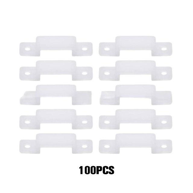 Baohd Clips de Fixation LED en Silicone Légers et Durables Installation Facile Polyvalente Facile à Installer
