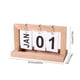 thumbnail image 3 of Calendario de Escritorio Reutilizable, Artesanía de Calendario, Decoración para Escritorio, Ornamentos de Madera que se Pueden Reutilizar, 3 of 6