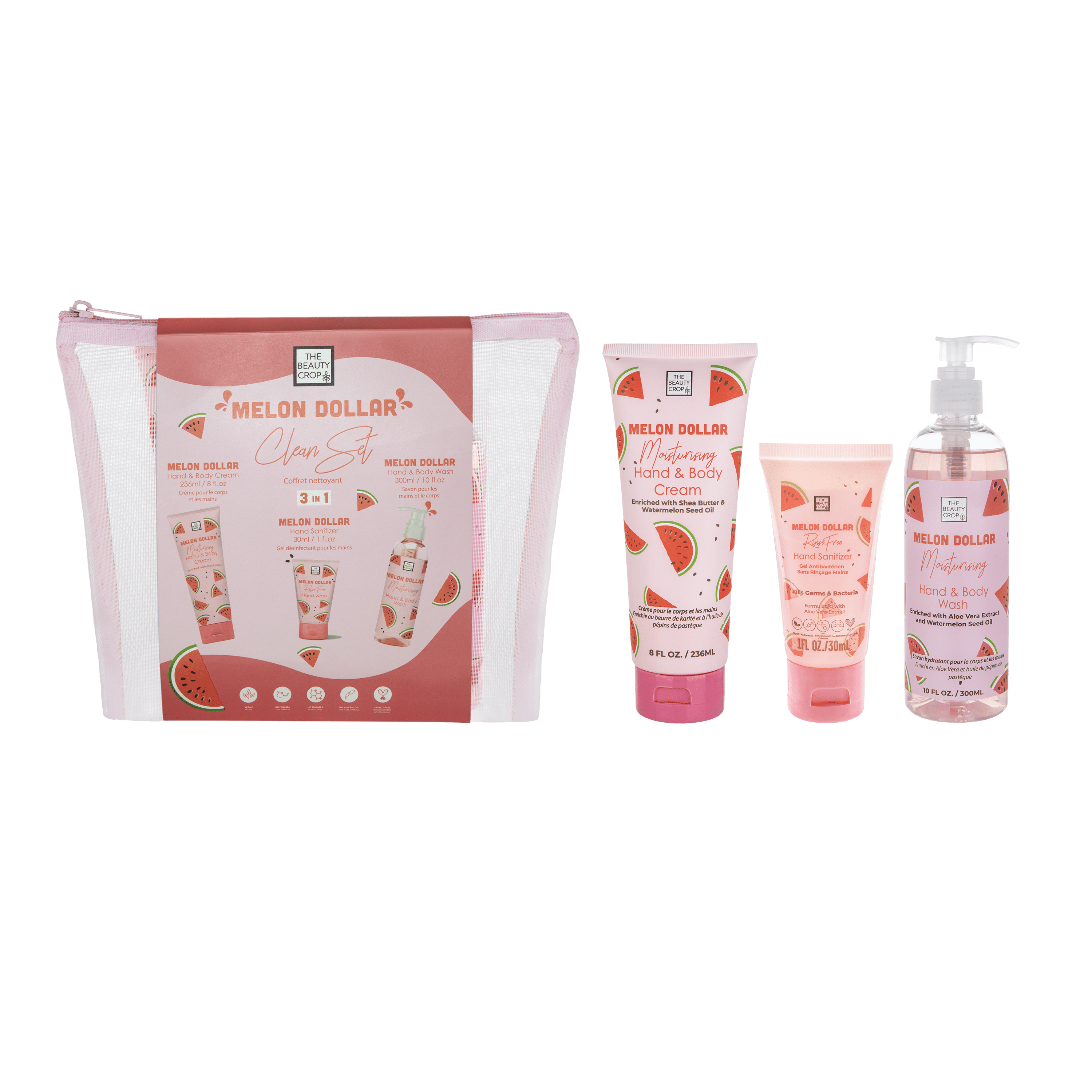 The Beauty Crop Melon Dollar Clean Set