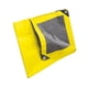 thumbnail image 2 of Lona Impermeable Polietileno Fondo Plata 6 x 12 m Foy Amarillo, 2 of 3