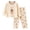 a205-Khaki, variant on yboeqw Girls Clothes 2 Piece Crew Neck Long Sleeve Tops and Pants Set Fall Winter Loungewear with Pockets Outfits Set,Size 2-3 Years