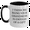 White/Black, variant on Funny Grandmom Gifts - I Think Me Being Your Grandmom Is Enough Of A Gift - Two Tone Coffee Mug for Graduation - Gifts from Family to Grandmom