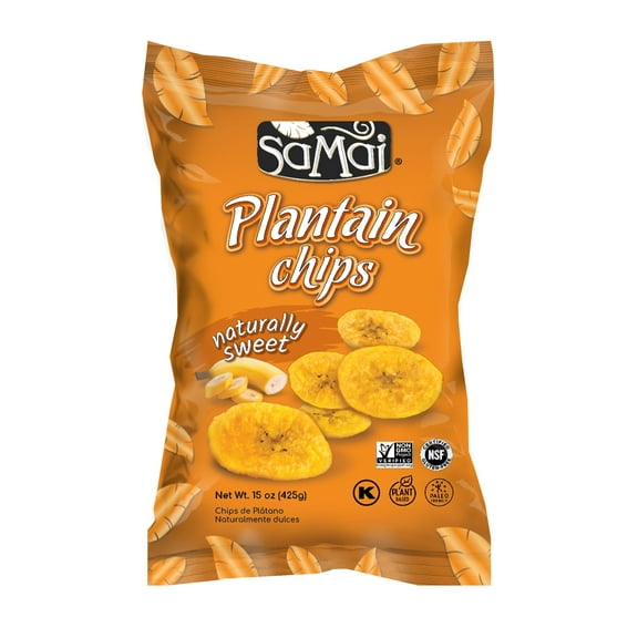 Samai Naturally Sweet Plantain Chips, 15 oz, 1 Bag