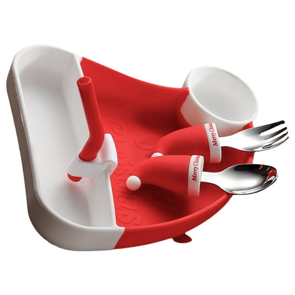 LEORX 1 Set of Holiday Dinner Plates with Assorted Color made from Silicone for Kids