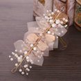 thumbnail image 5 of Pinza de pelo de cristal para novia, accesorios para el cabello de boda con perlas de diamantes de imitación para novia, damas de honor, boda para boda LingWen 9024715009630, 5 of 5