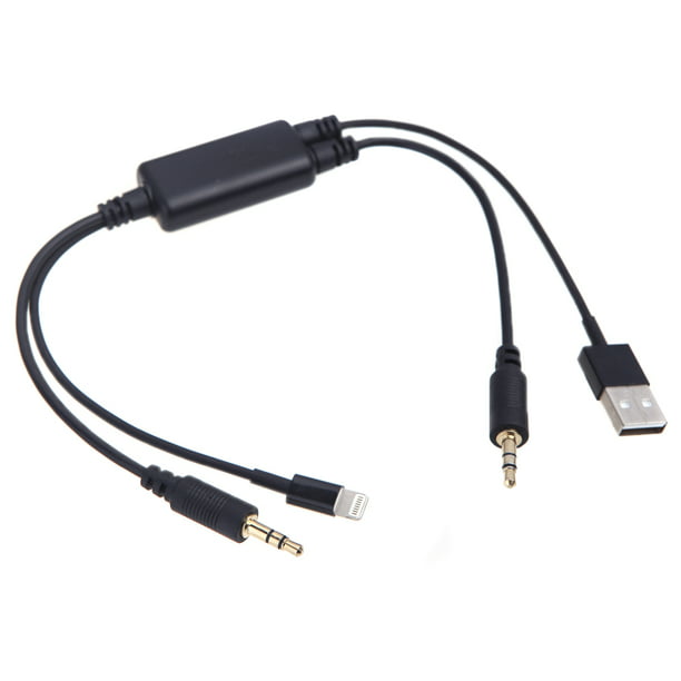 markering Korting spleet Car Auto 3.5mm AUX Adapter USB Interface Cable for BMW MINI Cooper Support  iPod iPhone 5 5S 5C - Walmart.com
